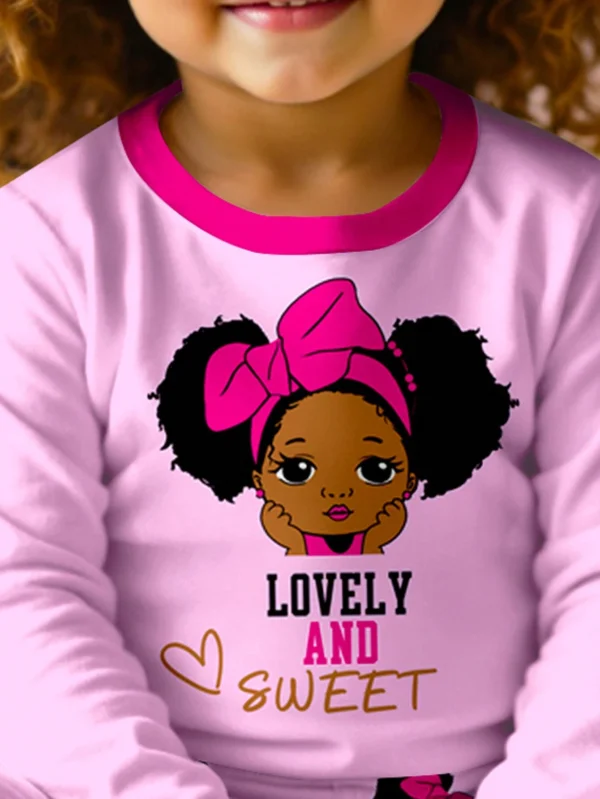 2 pcs pyjama dessin long – Image 3