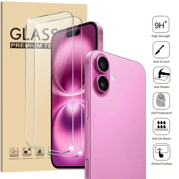 2 pcs verre HD Apple – Image 17