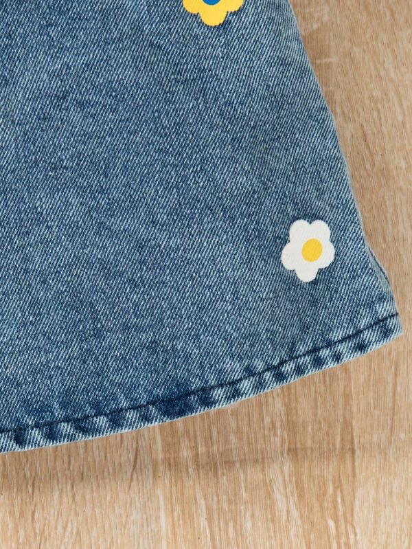 2 pcs top fleur jupe – Image 6