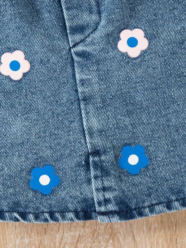 2 pcs top fleur jupe – Image 7