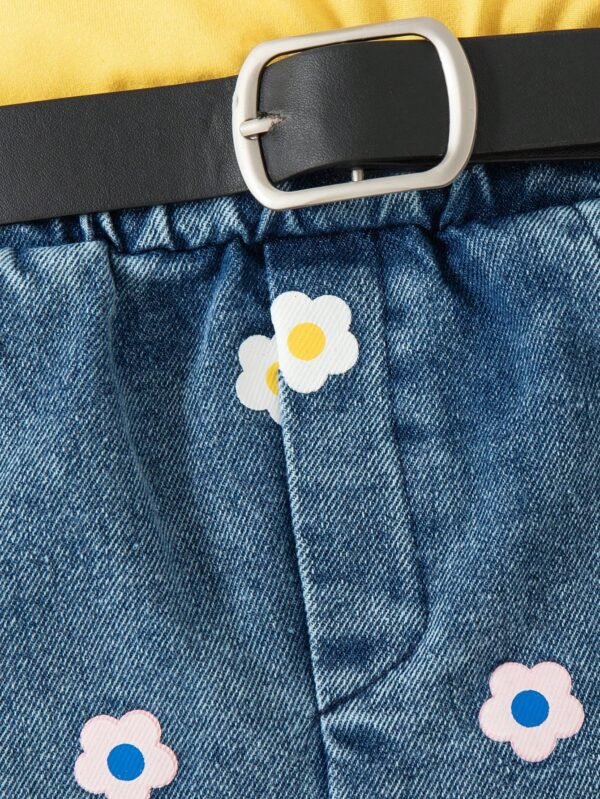 2 pcs top fleur jupe – Image 8