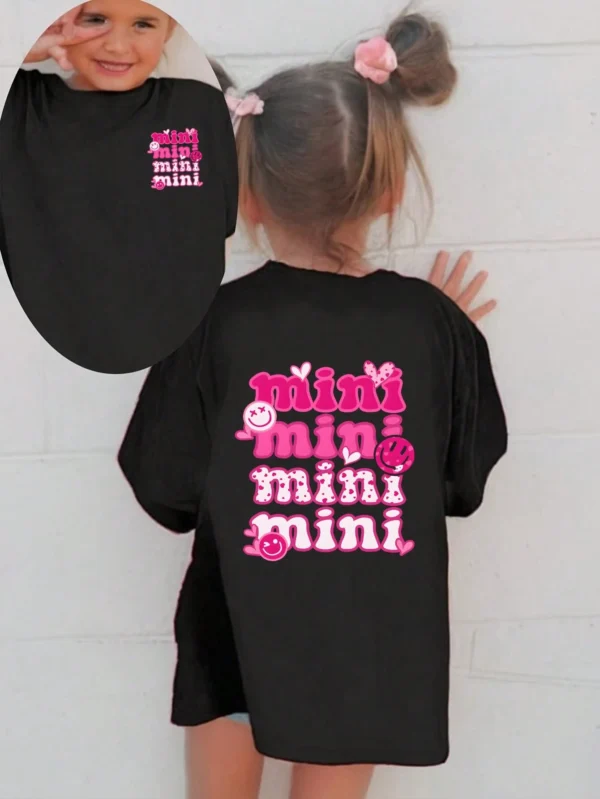 T-shirt manches courtes slogan minimal