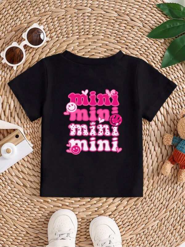 T-shirt manches courtes slogan minimal – Image 2