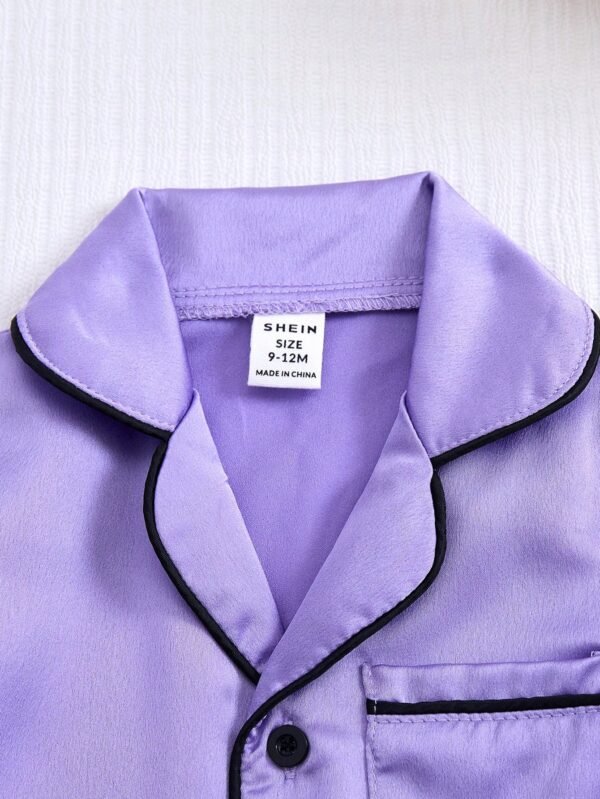 Ensemble 4 pcs short violet – Image 4