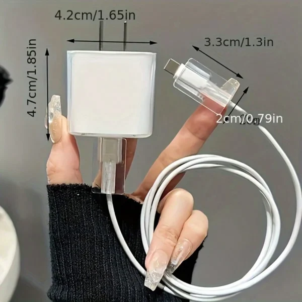5 étuis chargeur fleuris – Image 5