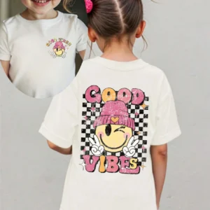 T-shirt manches courtes slogan bébé