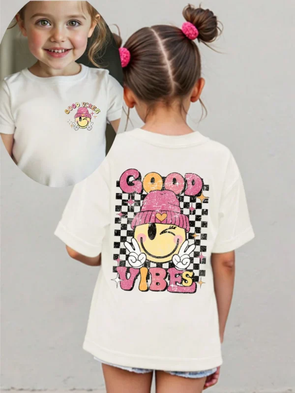 T-shirt manches courtes slogan bébé