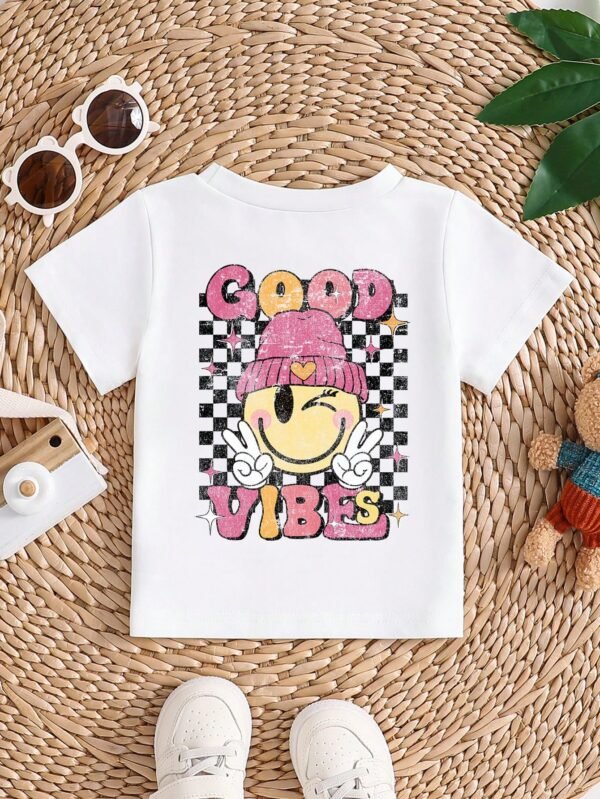 T-shirt manches courtes slogan bébé – Image 2