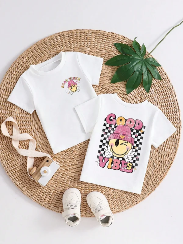 T-shirt manches courtes slogan bébé – Image 3