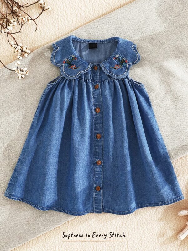 Robe peplum fleur – Image 3