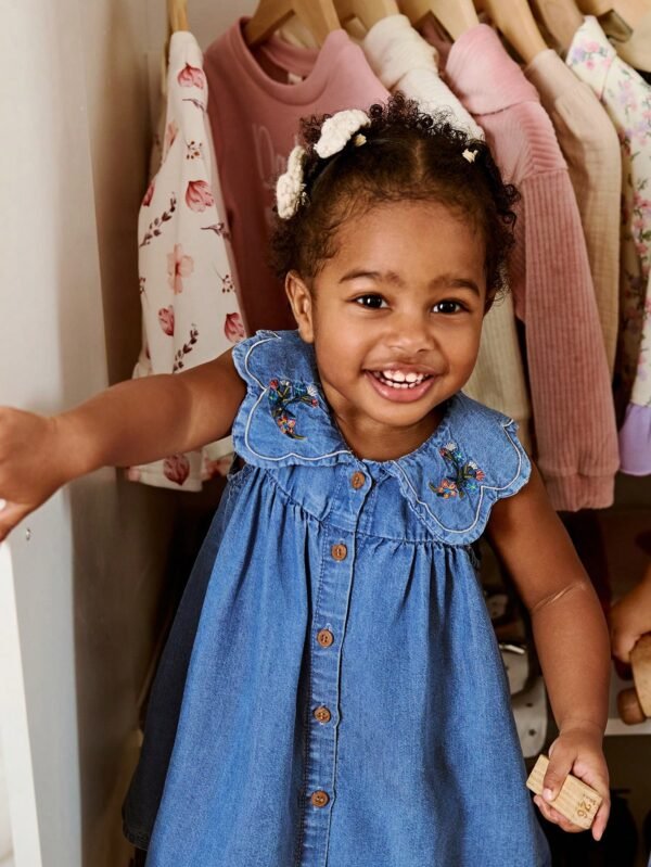Robe peplum fleur – Image 4