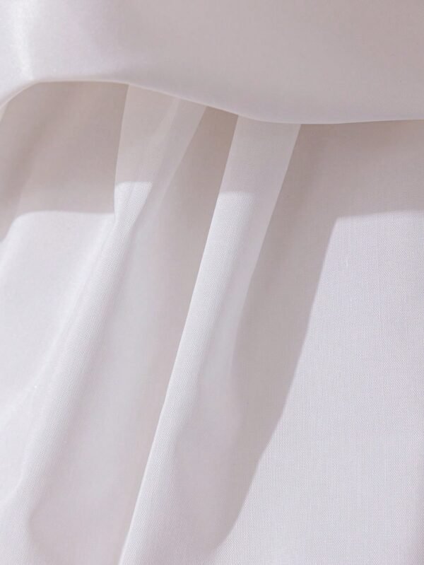 Robe baptême broderie nœud – Image 8