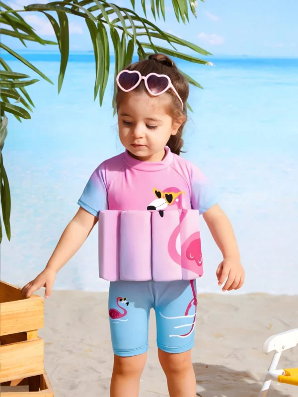 Maillot bain floral dégradé