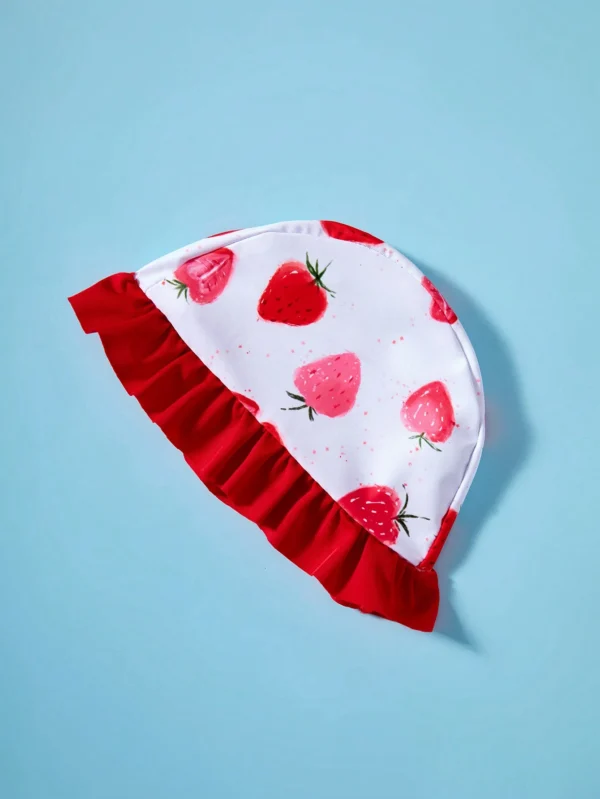 Ensemble maillot fraise volants – Image 6