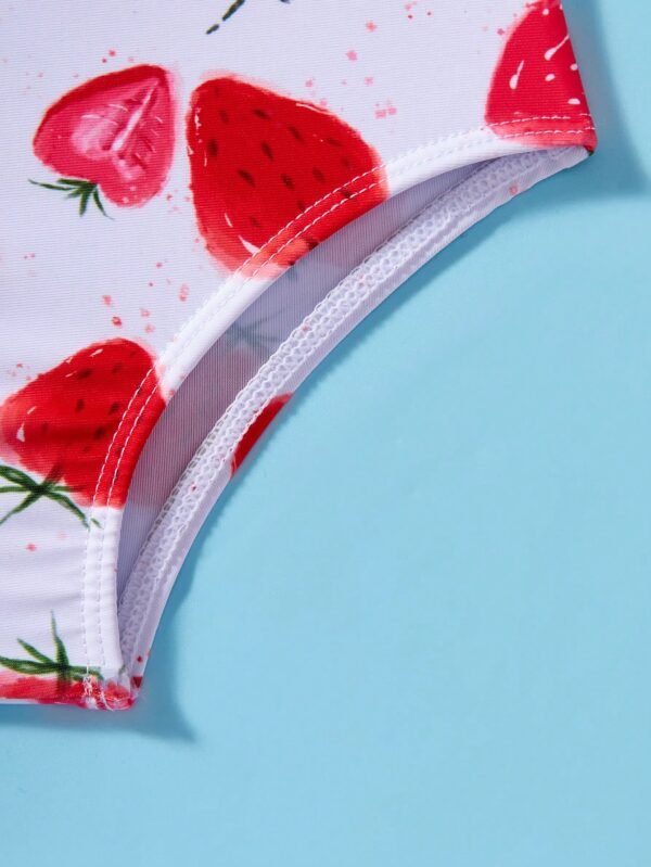 Ensemble maillot fraise volants – Image 7