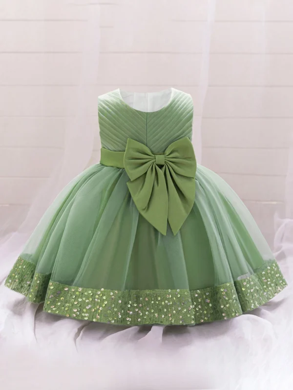 Robe princesse tulle nœud – Image 2