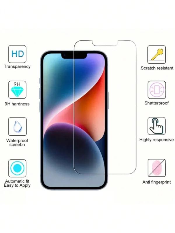3 pcs verre iPhone 16e – Image 3