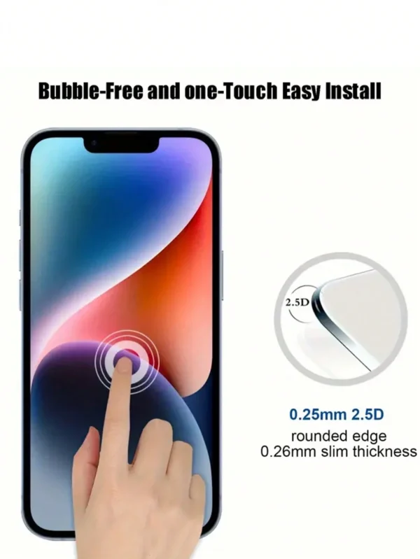 3 pcs verre iPhone 16e – Image 5