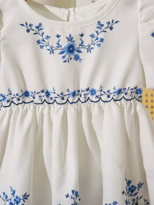 Robe mousseline manches bouffantes – Image 8
