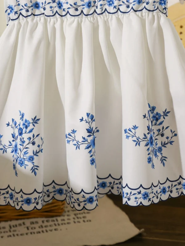 Robe mousseline manches bouffantes – Image 4