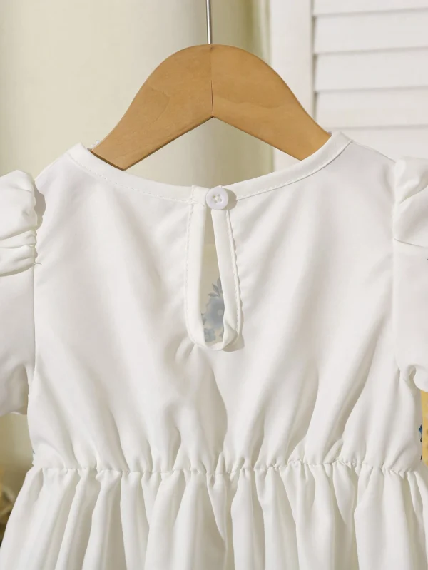 Robe mousseline manches bouffantes – Image 7