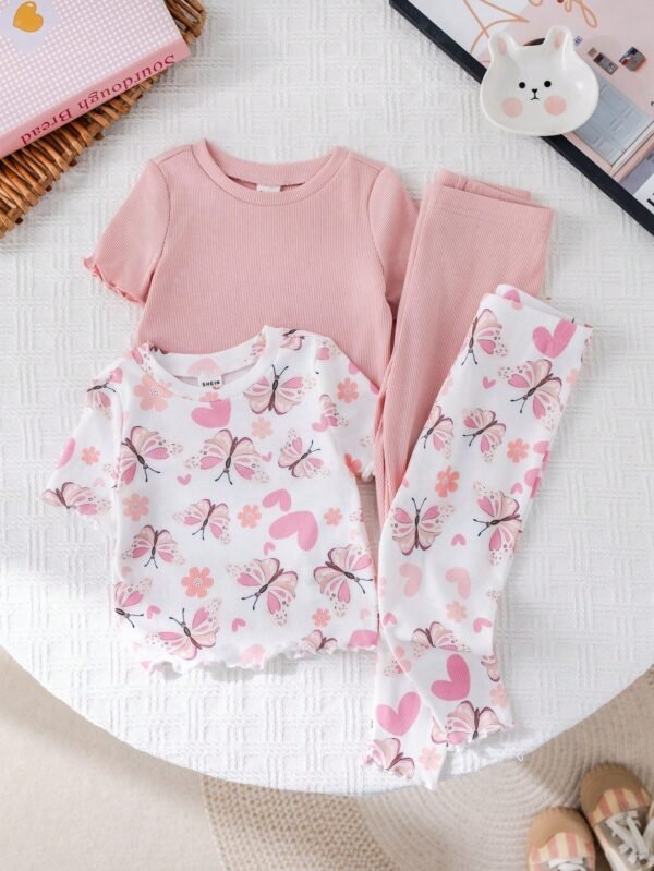 4 pcs pyjama papillon doux – Image 3