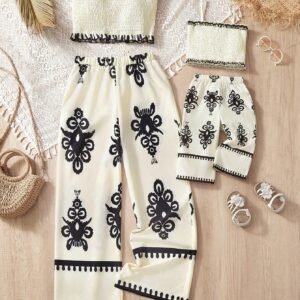 2 pcs camisole pantalon long