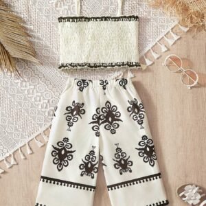 2 pcs camisole pantalon long