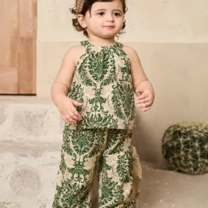 Ensemble débardeur pantalon floral