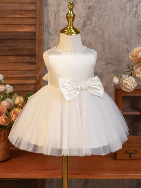 Robe demoiselle satin tulle – Image 4