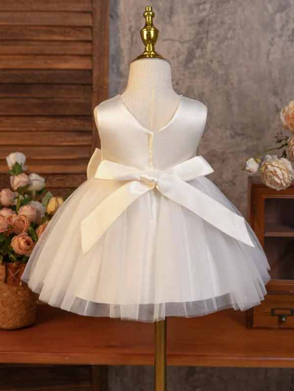 Robe demoiselle satin tulle – Image 2