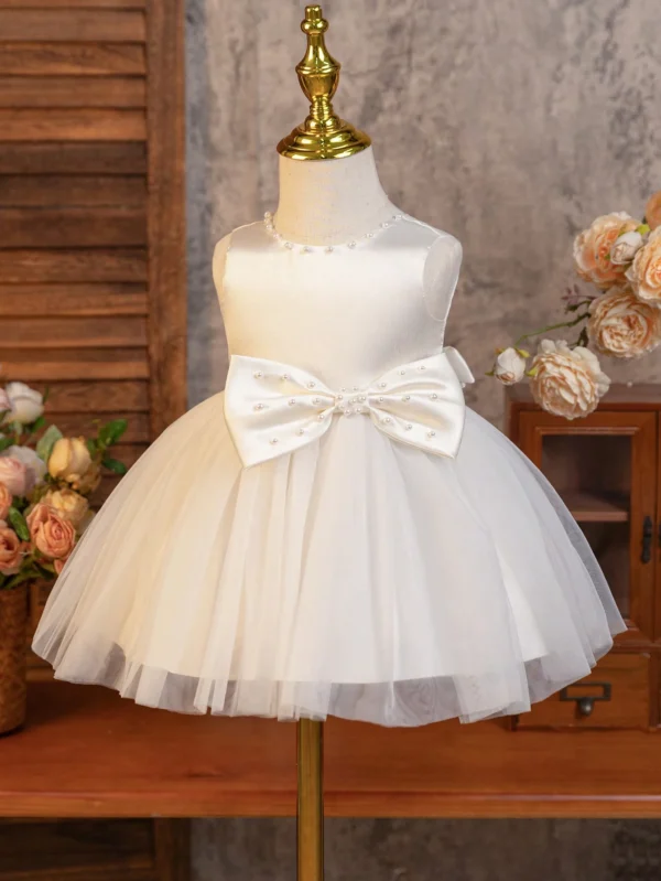 Robe demoiselle satin tulle