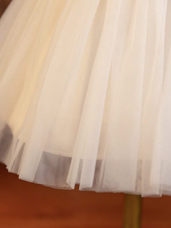 Robe demoiselle satin tulle – Image 5