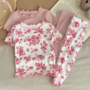 4 pcs pyjama floral vintage