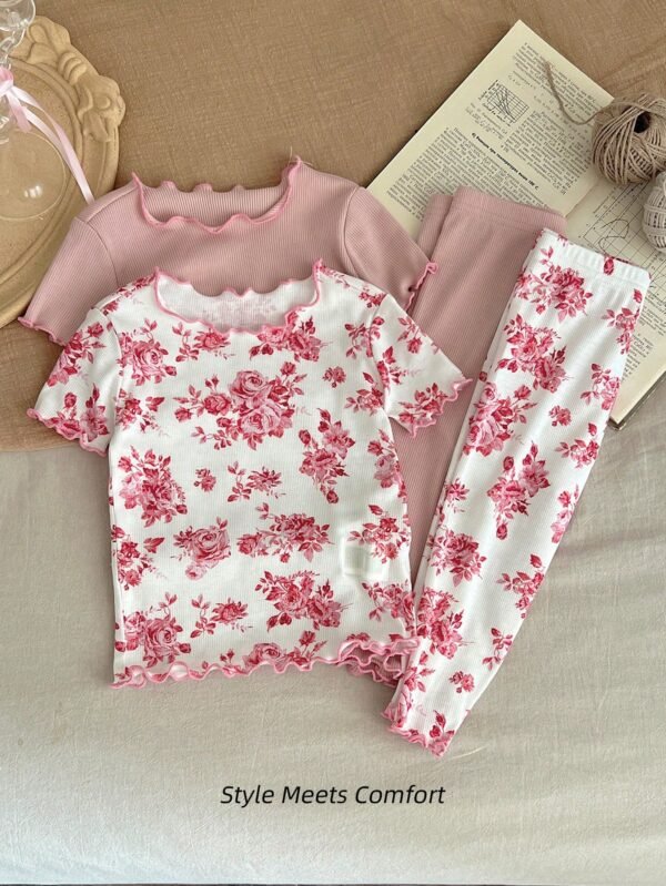4 pcs pyjama floral vintage