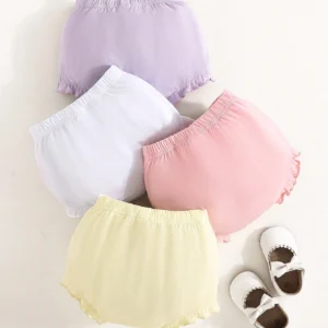 4 pcs bloomers tricot volants