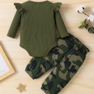 Body volants + pantalon camouflage