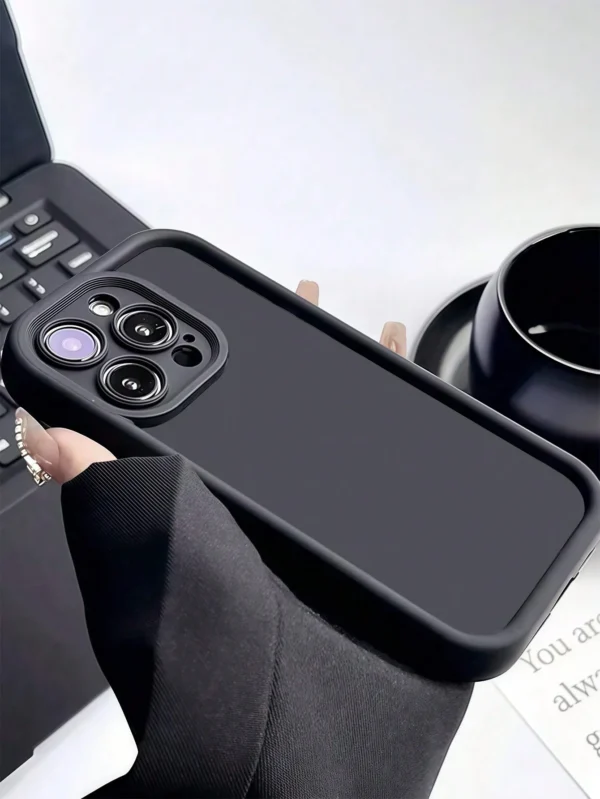 Coque TPU antichoc noir Apple – Image 2