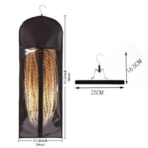 Sac rangement perruque 80 cm