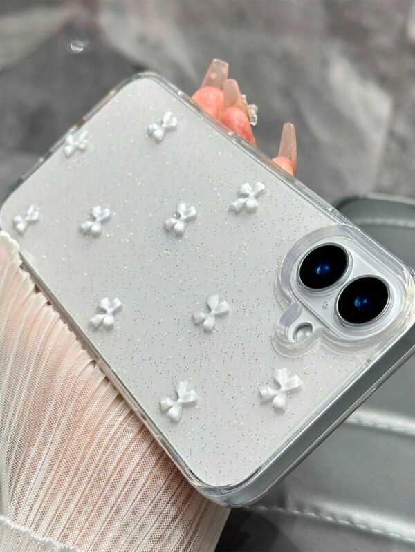 Coque époxy nœud paillettes