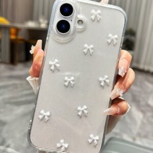 Coque époxy nœud paillettes