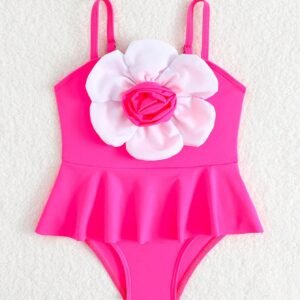 Maillot bain princesse fleurs
