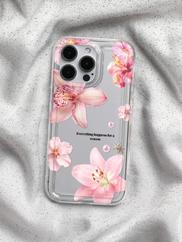 Coque floral hibiscus violet – Image 7