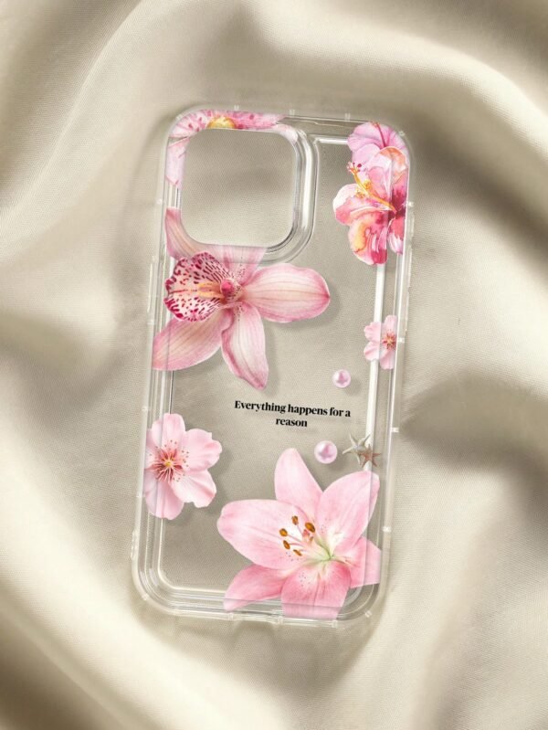 Coque floral hibiscus violet – Image 3