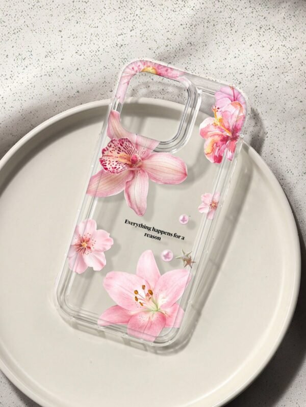 Coque floral hibiscus violet