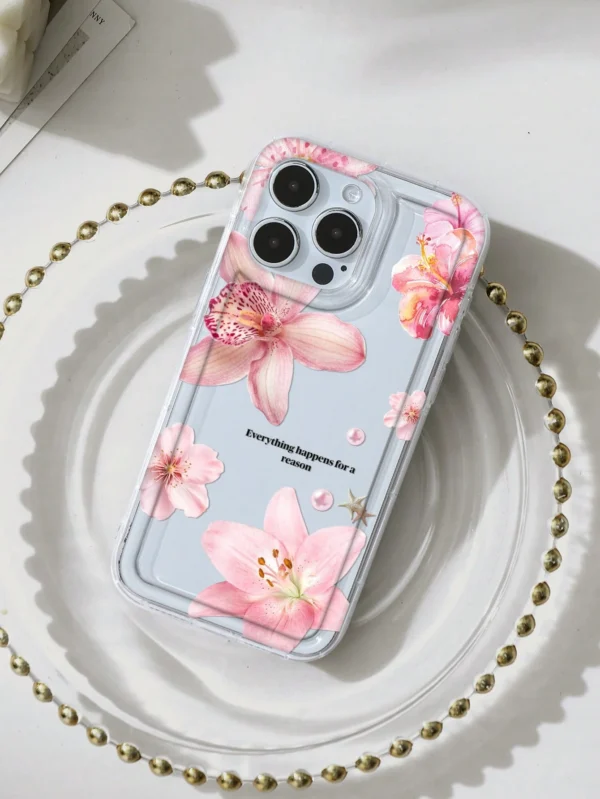 Coque floral hibiscus violet – Image 6