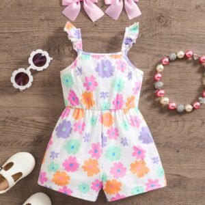 Body tricoté fleurs