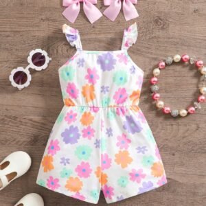 Body tricoté fleurs