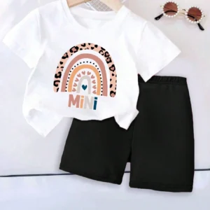 Ensemble manches courtes minimaliste