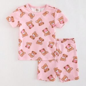 Ensemble 2 pcs ours cœur